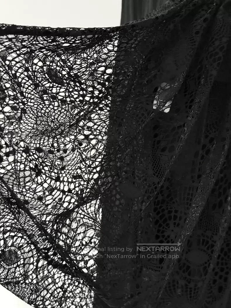 Yohji Yamamoto Yohji Yamamoto Size 2 Pleated crotch paneled lace lace wide Size 32" / US 10 / IT 46 - 1 Thumbnail