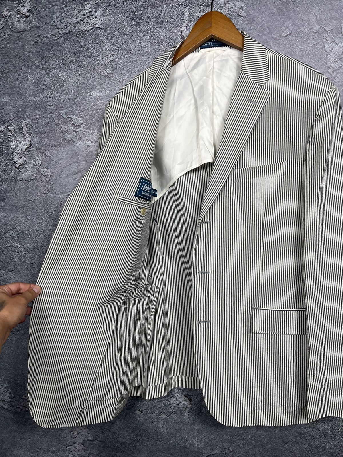 Polo Ralph Lauren Nwt Vintage Polo Ralph Lauren Ribber Blazer Size 44R Size 44R - 11 Thumbnail
