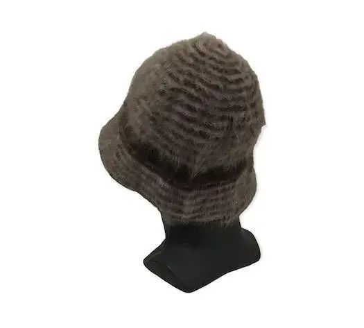 Japanese Brand Grovure Stripe Fleece Hat Size ONE SIZE - 3 Thumbnail