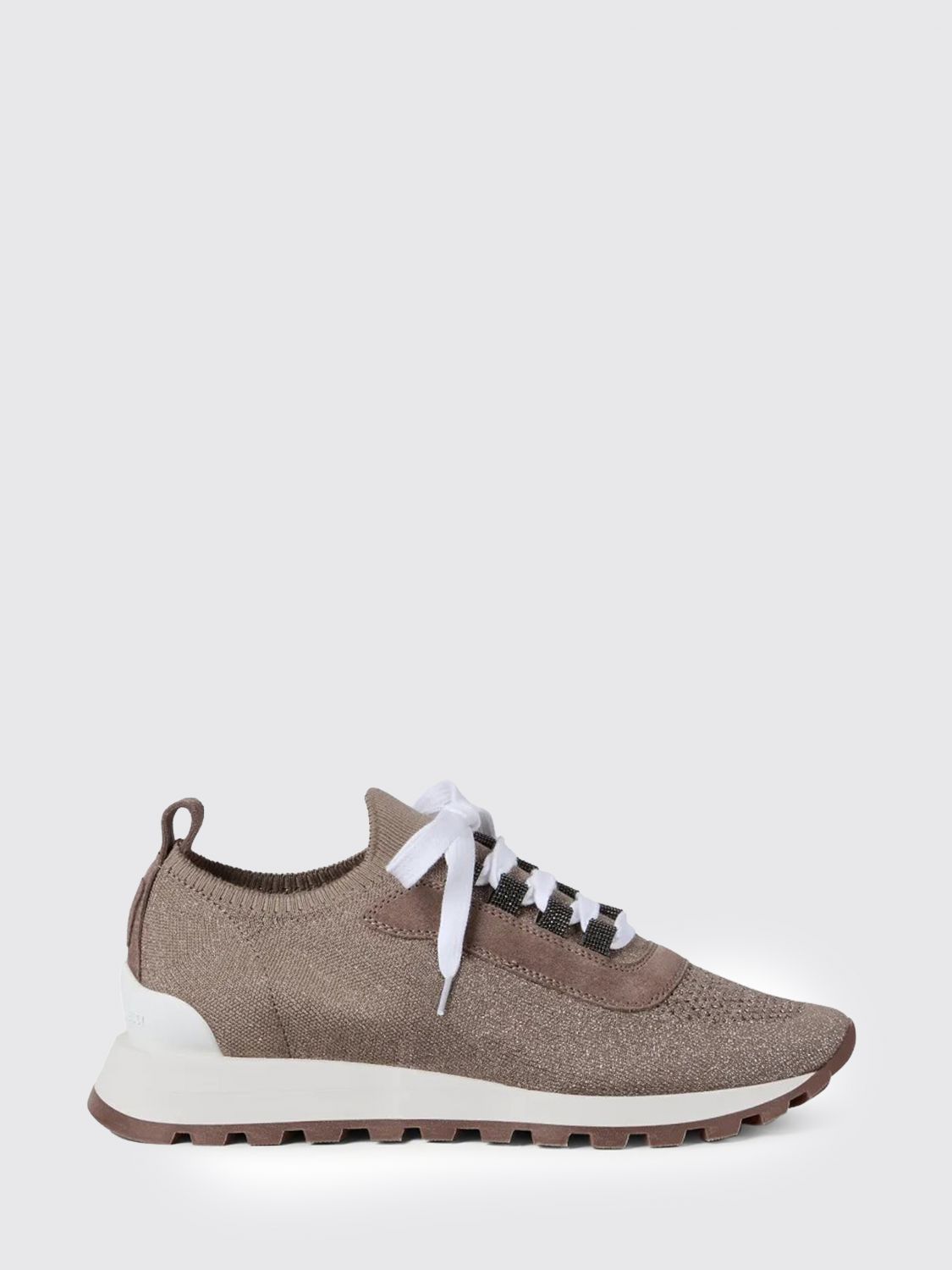 Brunello Cucinelli Brunello Cucinelli Sneakers Woman Brown Size US 8 / IT 38 - 1 Thumbnail