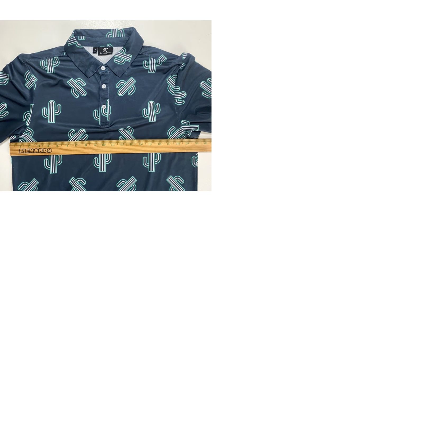 Vintage VINTAGE GreenSide Men’s Golf Polo Shirt Short Sleeve Collared Breathable Lightweight Casual Activewear Sz S Blue/Green Likely 90s Sports Mens Size US S / EU 44-46 / 1 - 9 Thumbnail