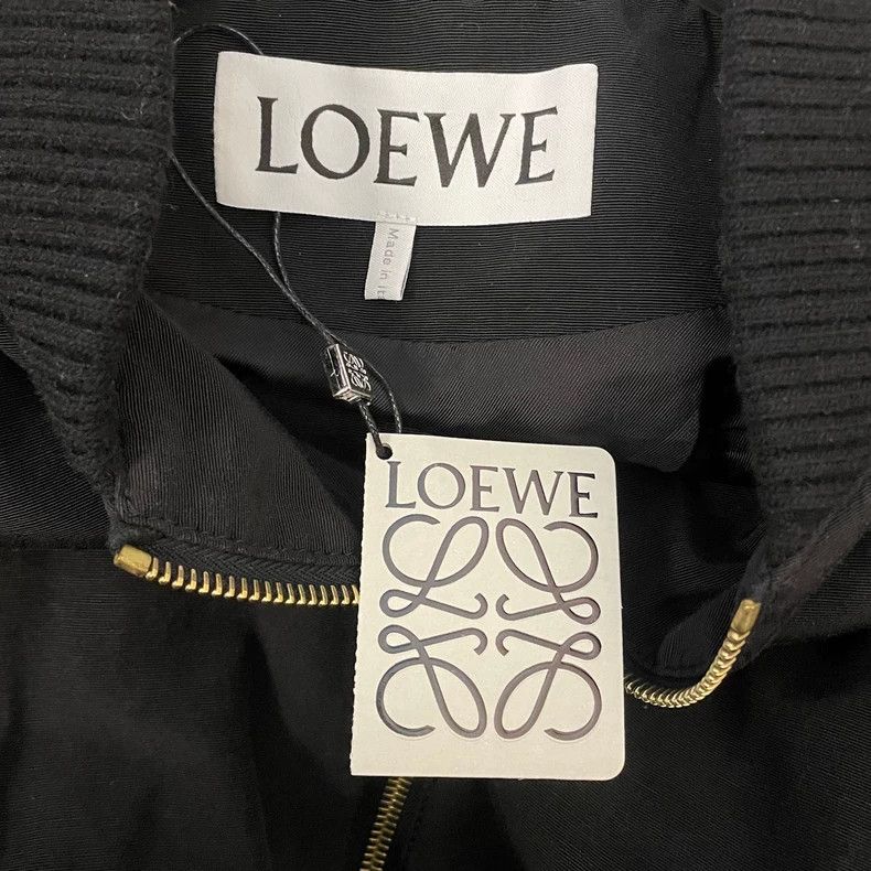 Loewe LOEWE Black dodo with short leather label cotton jacket Size XS / US 0-2 / IT 36-38 - 5 Thumbnail