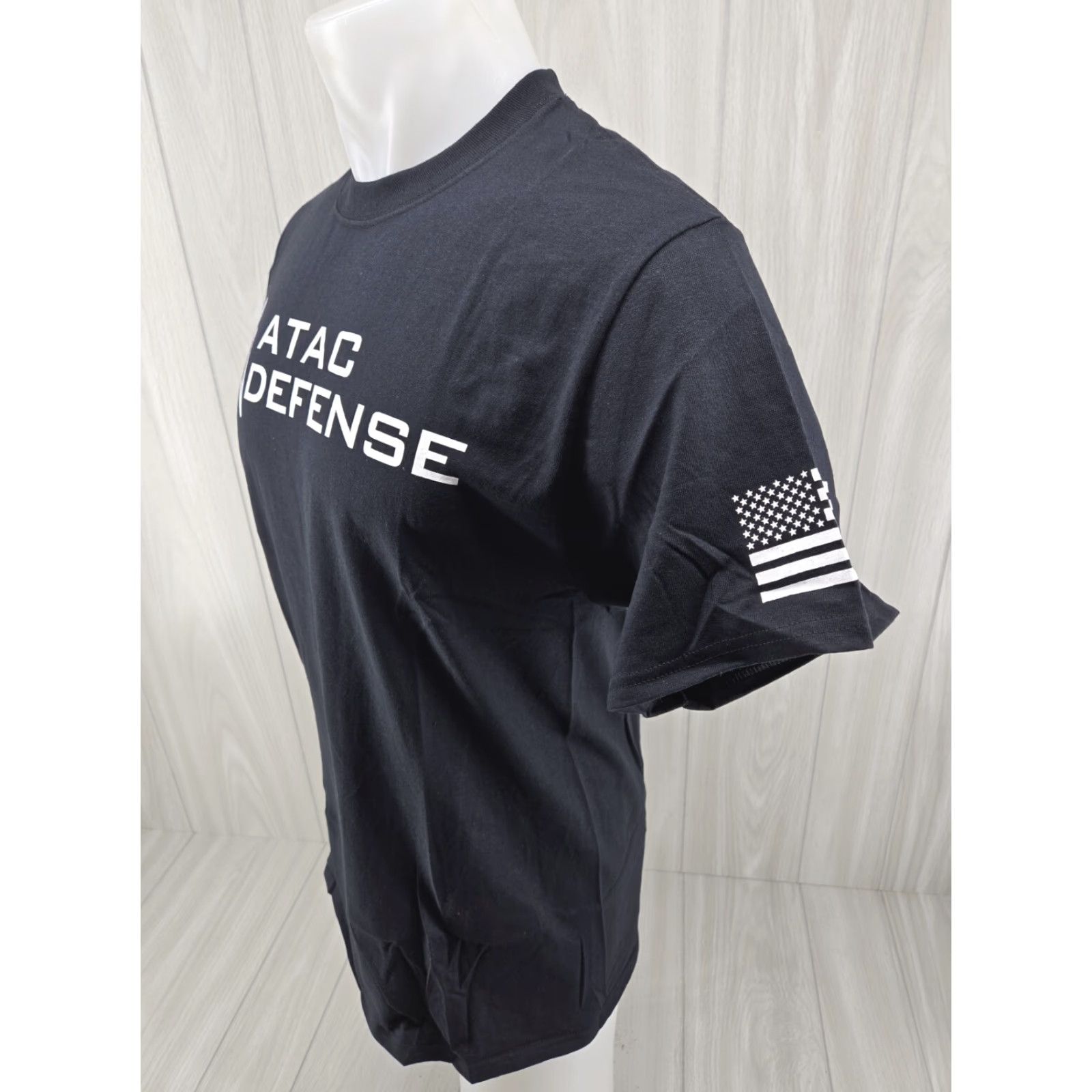 Port & Company VINTAGE? No — Port & Company ATAC Defense Black Shirt Mens M Short Sleeve Crew Neck Cotton Logo T-Shirt, Black, Regular Fit Size US M / EU 48-50 / 2 - 2 Thumbnail