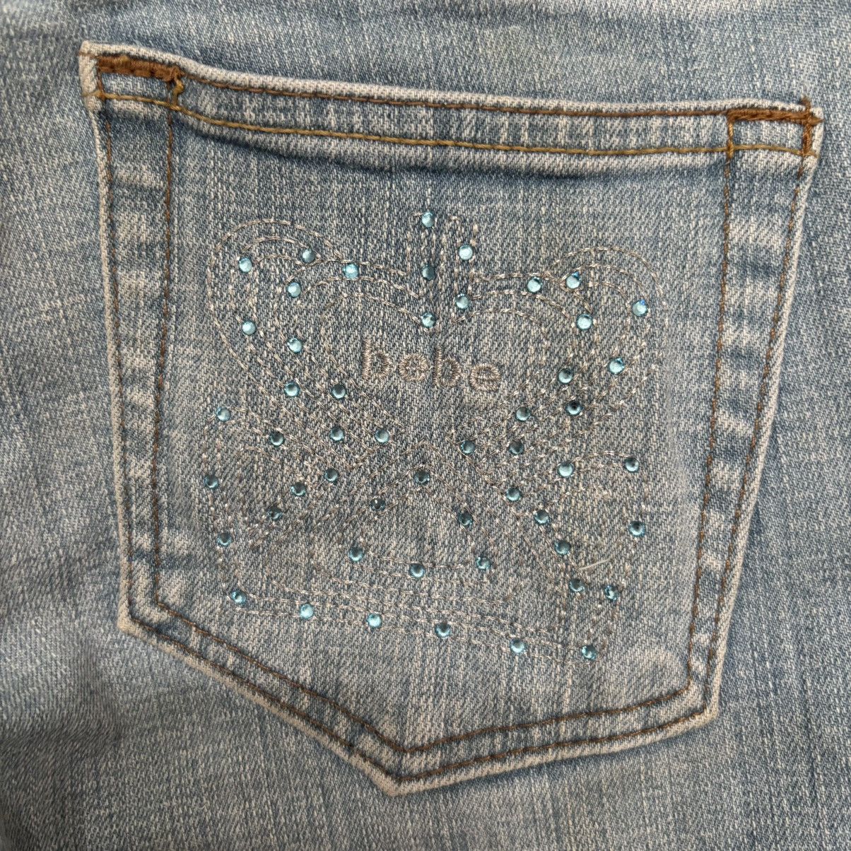 Bebe Bebe Made In Usa Blue Jeans Size 28" / US 6 / IT 42 - 6 Thumbnail