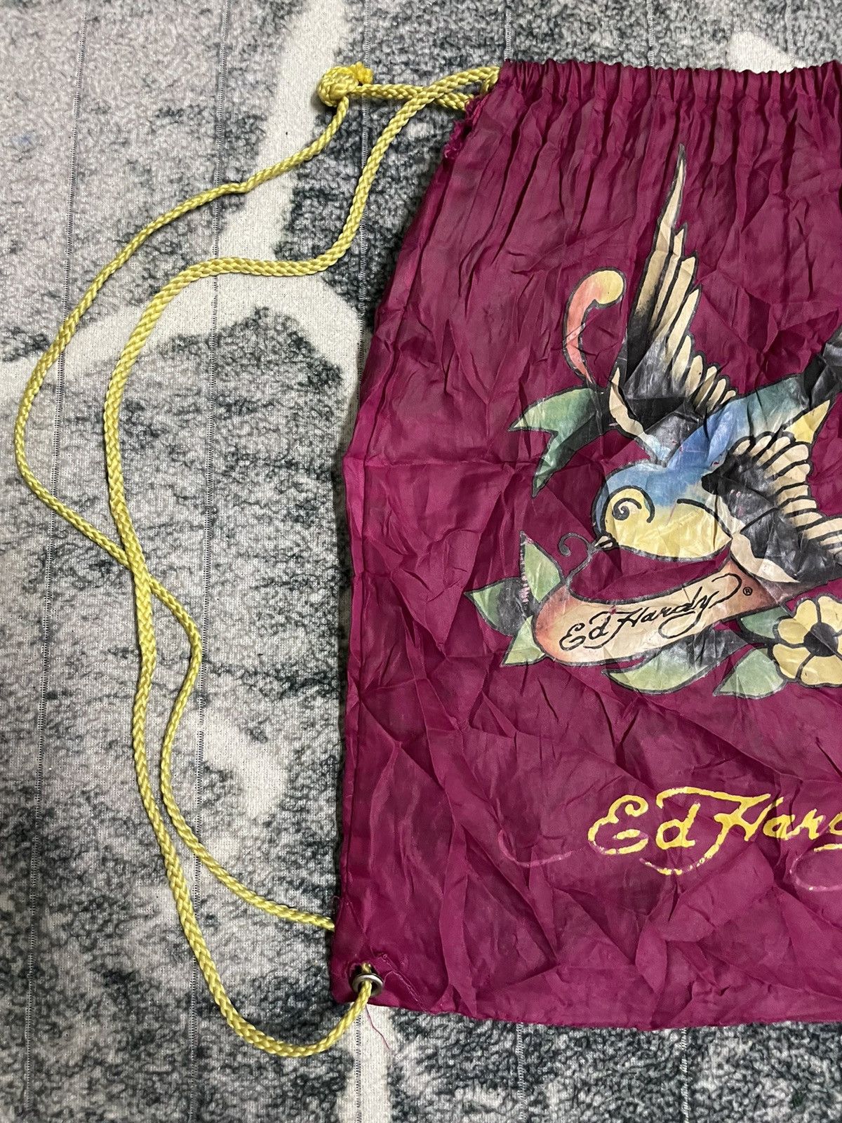 Ed Hardy ED HARDY by CHRISTIAN AUDIGER DRAWSTRING BACKPACK Size ONE SIZE - 2 Thumbnail