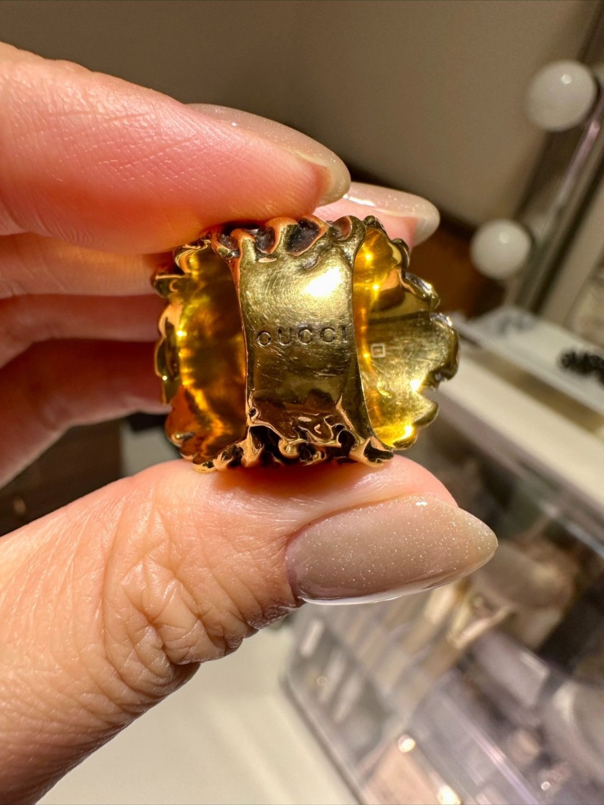 Gucci Gucci lion head ring Size ONE SIZE - 3 Thumbnail