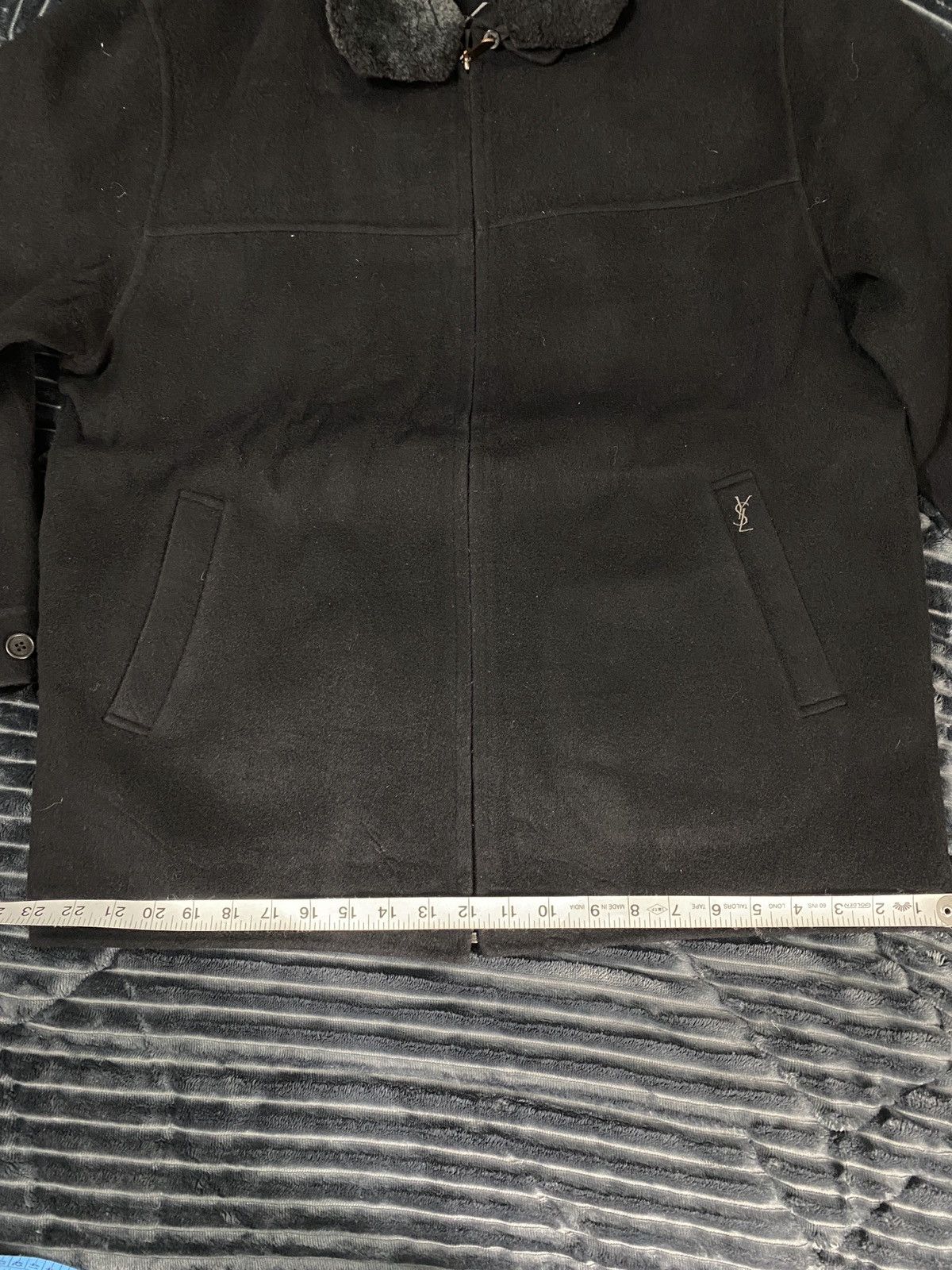 Yves Saint Laurent Yves Saint Laurent Wool Jacket Size US L / EU 52-54 / 3 - 15 Thumbnail