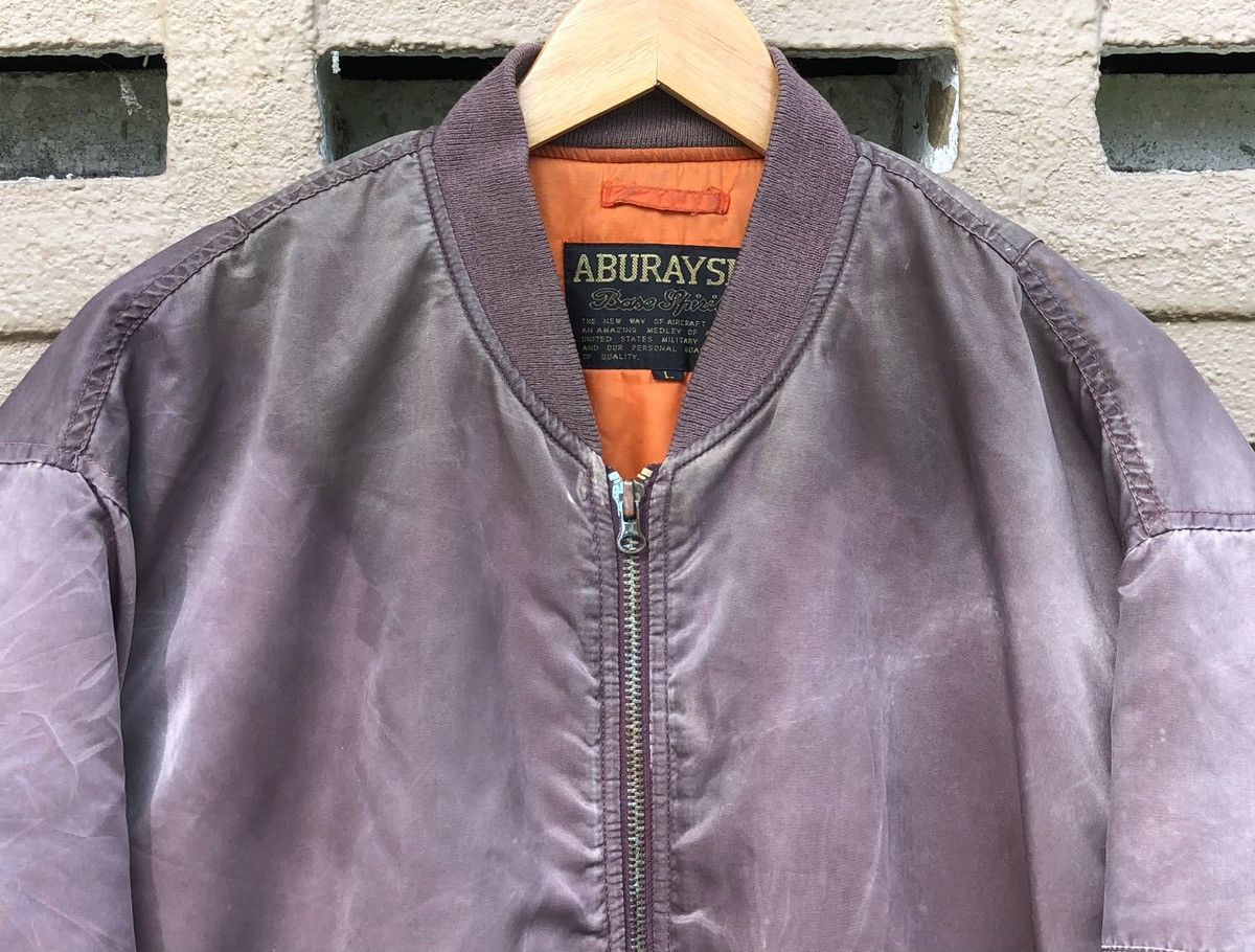Vintage Vintage Sun Faded Bomber Jacket By ABURAYSIA Size US L / EU 52-54 / 3 - 3 Thumbnail