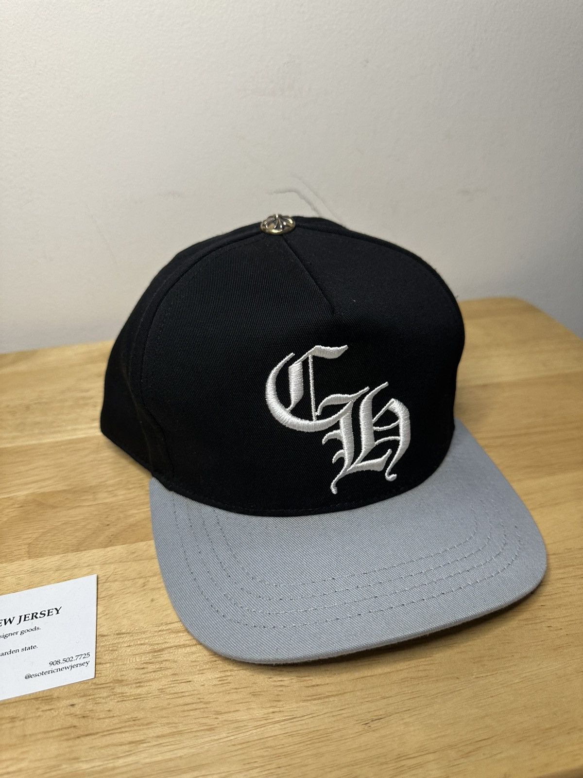 Chrome Hearts CH Baseball Hat Black | Grailed