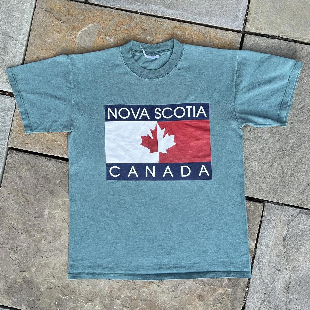 Other Y2K Turquoise Nova Scotia Canada Graphic T-shirt Size US S / EU 44-46 / 1 - 1 Thumbnail