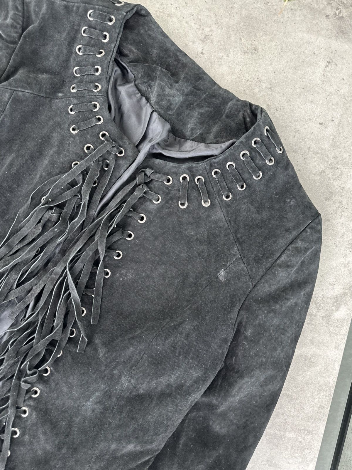Japanese Brand Vintage Suede Jacket Size XS / US 0-2 / IT 36-38 - 3 Thumbnail