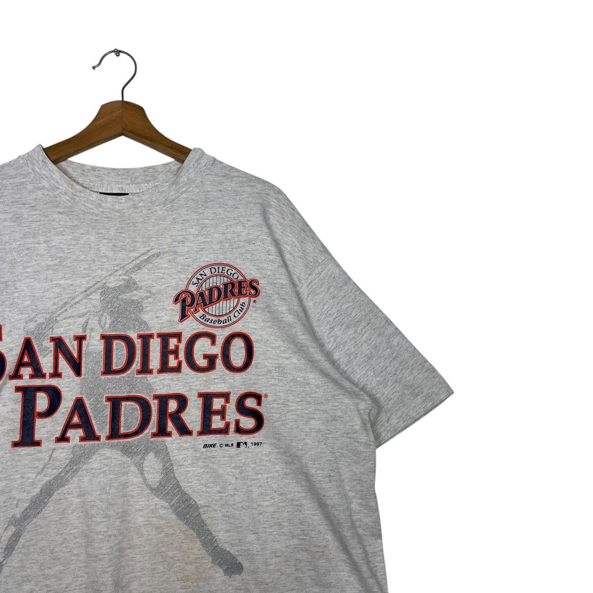 MLB Vintage 90s MLB San Diego Padres Baseball Club T-shirt Size US XL / EU 56 / 4 - 5 Thumbnail
