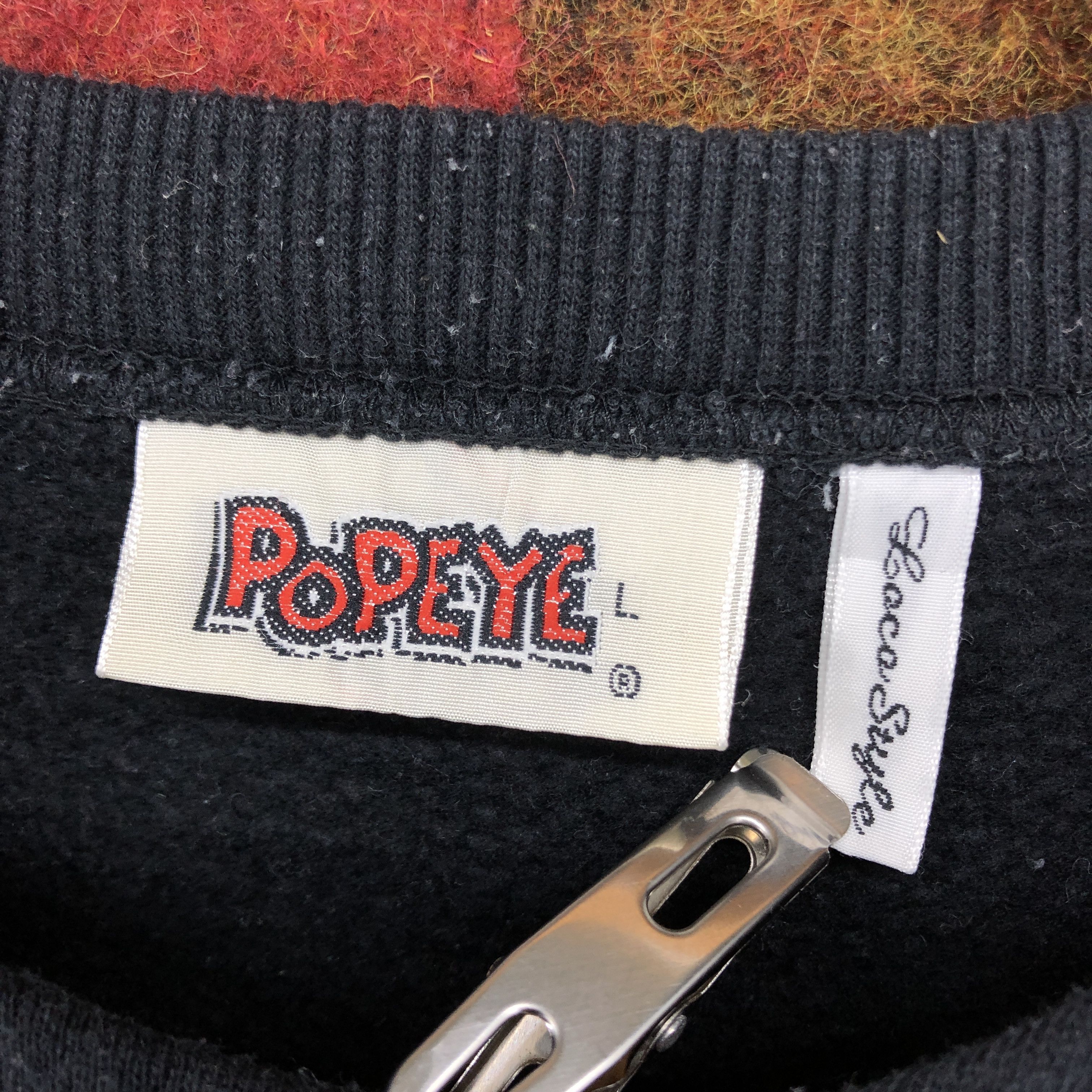 Cartoon Network POPEYE And FRIENDS Crew Neck Sweatshirt #0724/AF Size US L / EU 52-54 / 3 - 6 Thumbnail