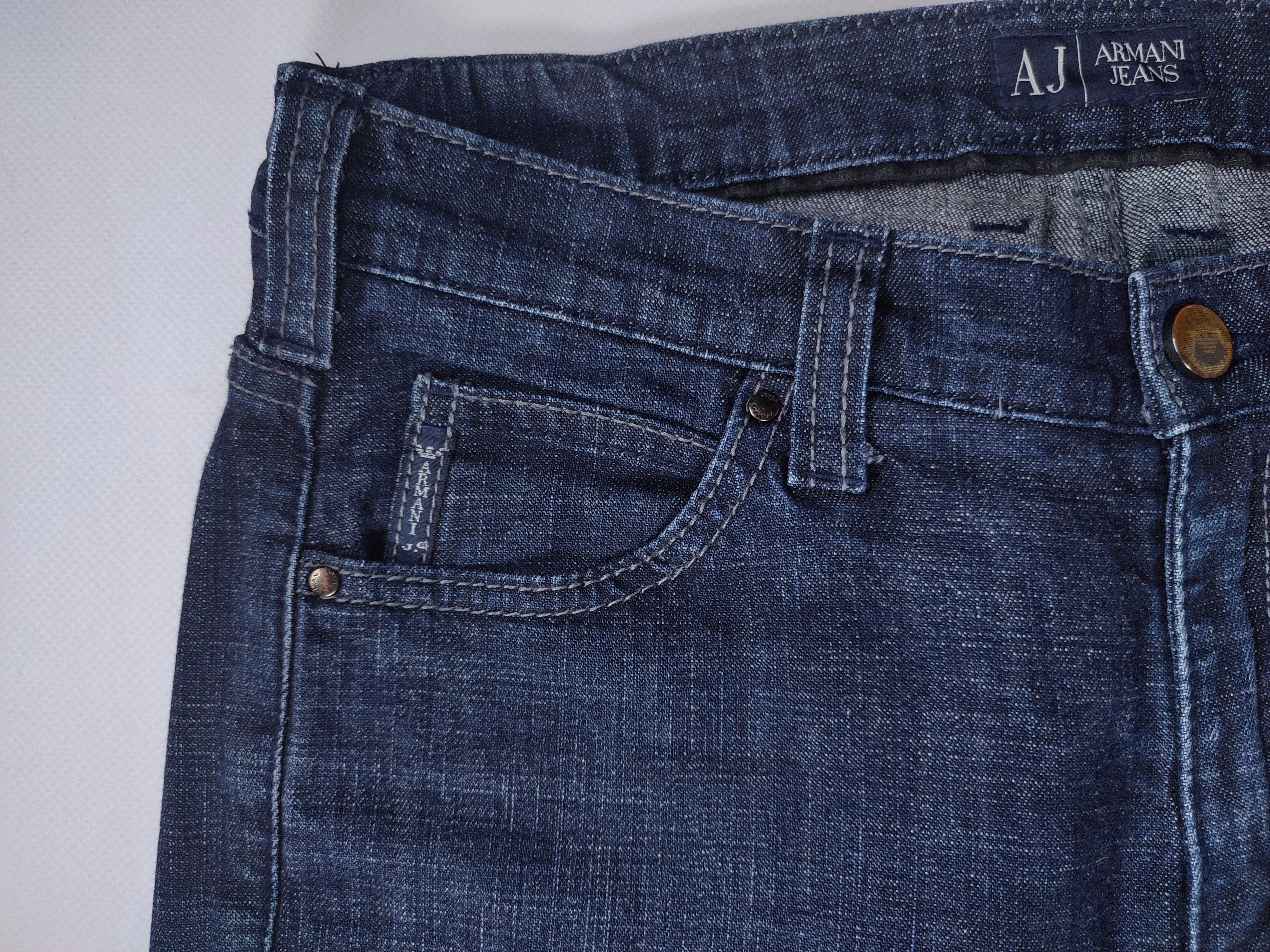 Armani Armani Jeans Stretched Indigo Pants Size US 29 - 17 Thumbnail