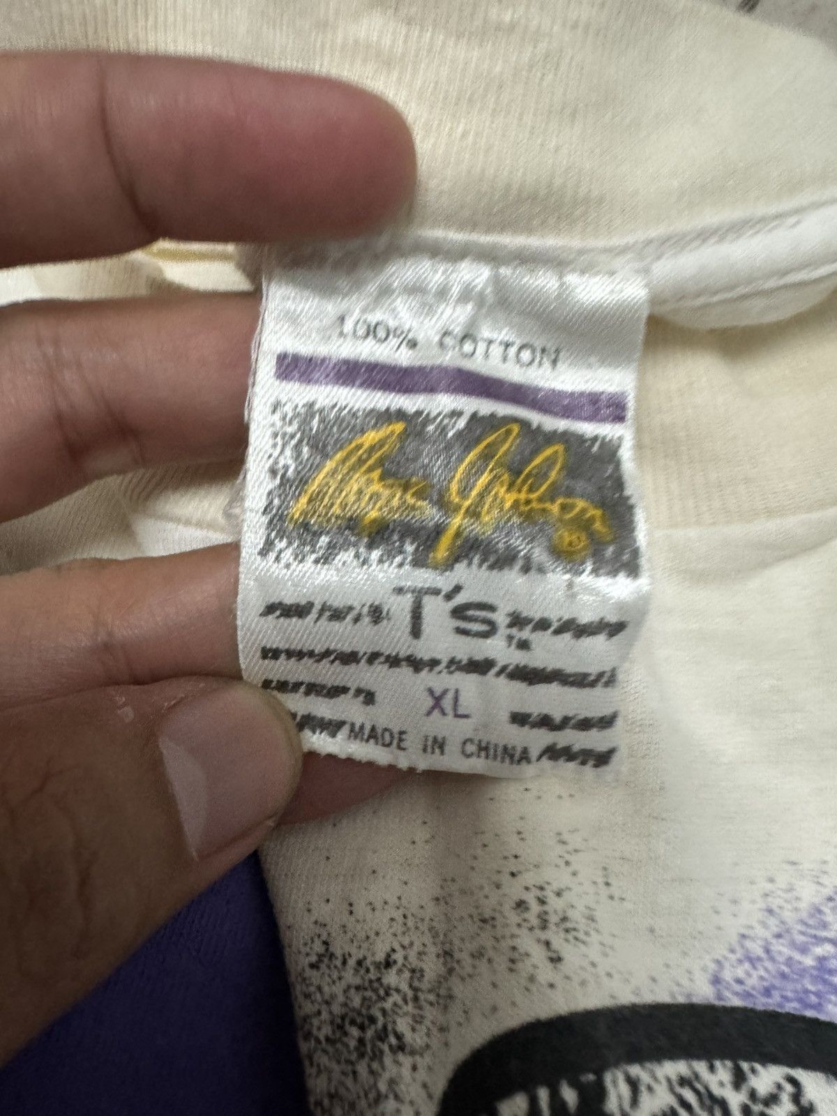 NBA VINTAGE LOS ANGELES LAKERS MAGIC JOHNSON SHIRT Size US XL / EU 56 / 4 - 7 Thumbnail