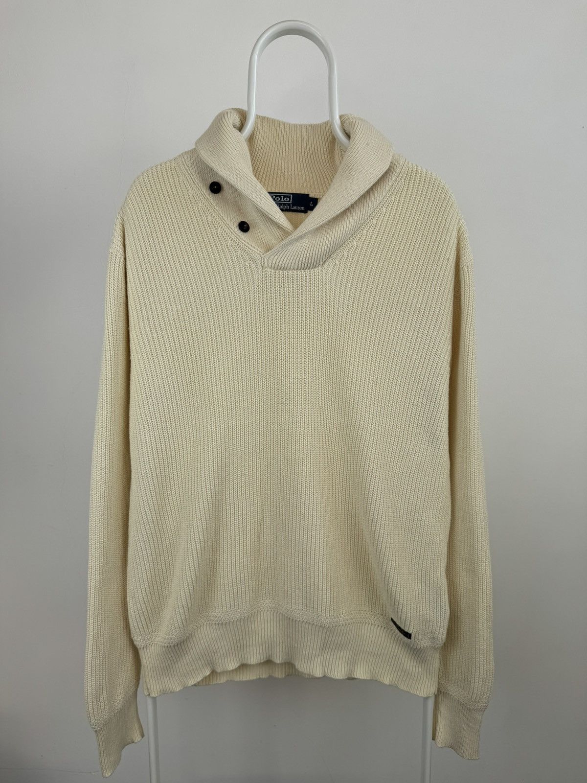 Polo Ralph Lauren × Vintage Vintage Polo Ralph Lauren Cotton Sweater Size US L / EU 52-54 / 3 - 1 Thumbnail