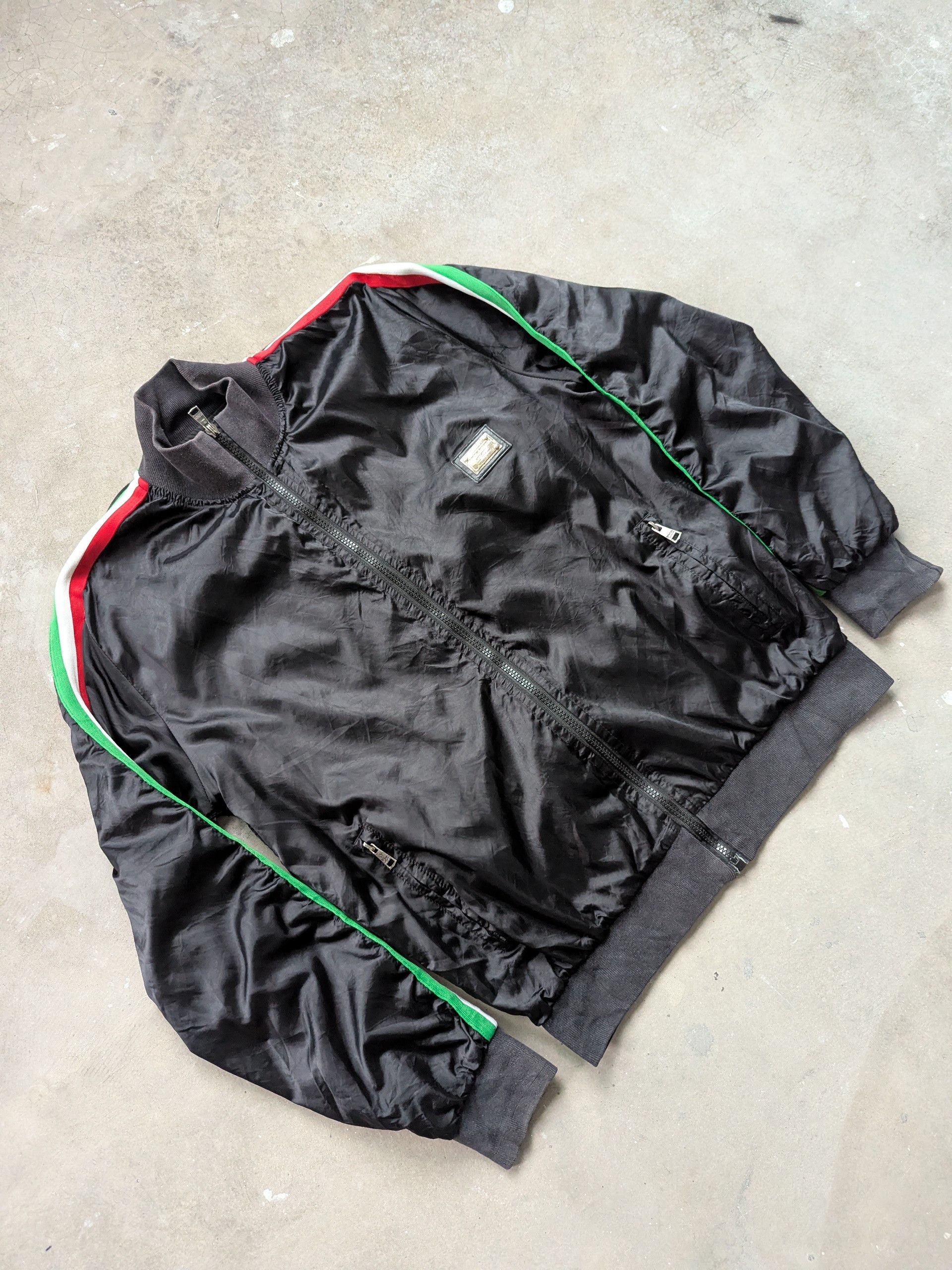Dolce & Gabbana Dolce Gabbana Black Jacket 3 Stripe Size US M / EU 48-50 / 2 - 3 Thumbnail