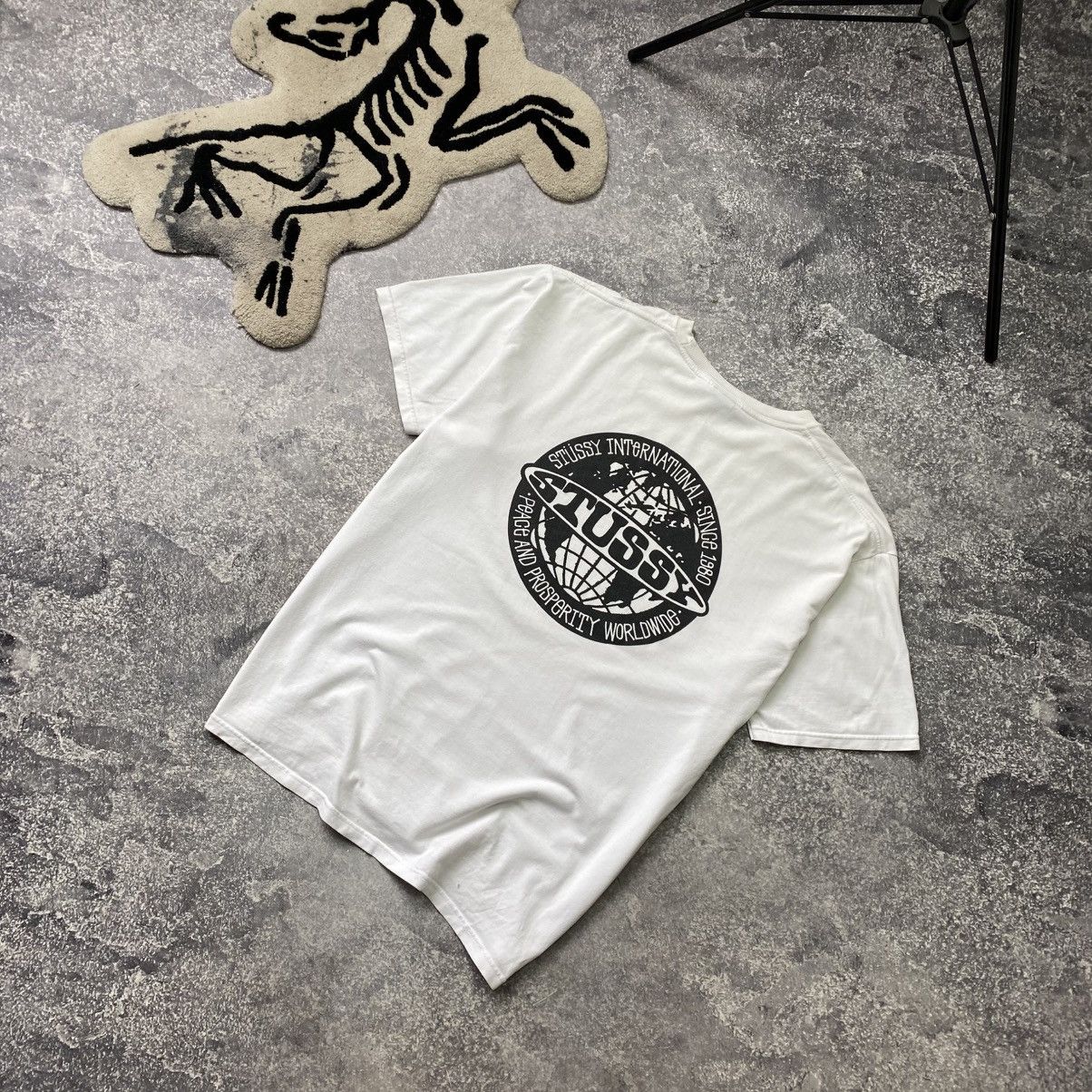 Stussy Men’s Stussy Big Logo y2k skategang Japan tee Size US XL / EU 56 / 4 - 1 Thumbnail
