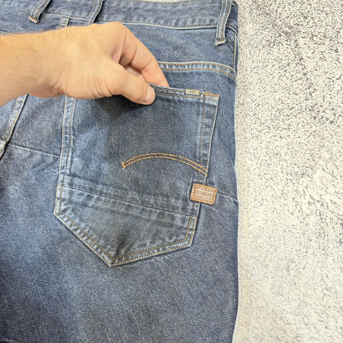 Designer × G-Star G-Star Raw Spiraq 3D Loose Fit Mens Jeans 34/32 Size US 34 / EU 50 - 13 Thumbnail