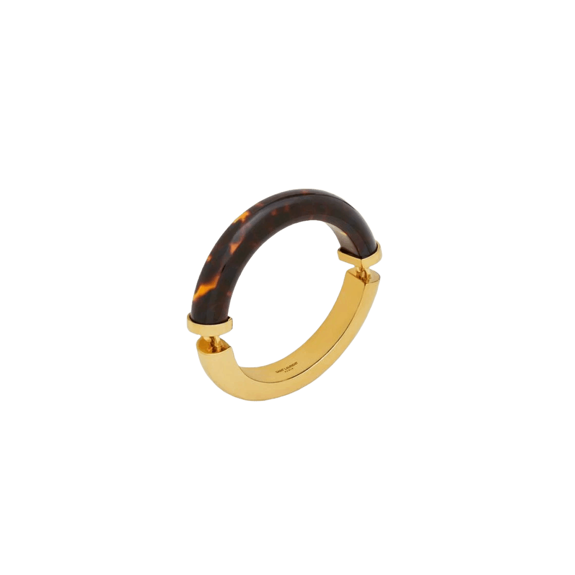 Saint Laurent Paris o1b1hav110725 Size: M / 773645 Tortoiseshell Duet Bangle Size ONE SIZE - 1 Preview