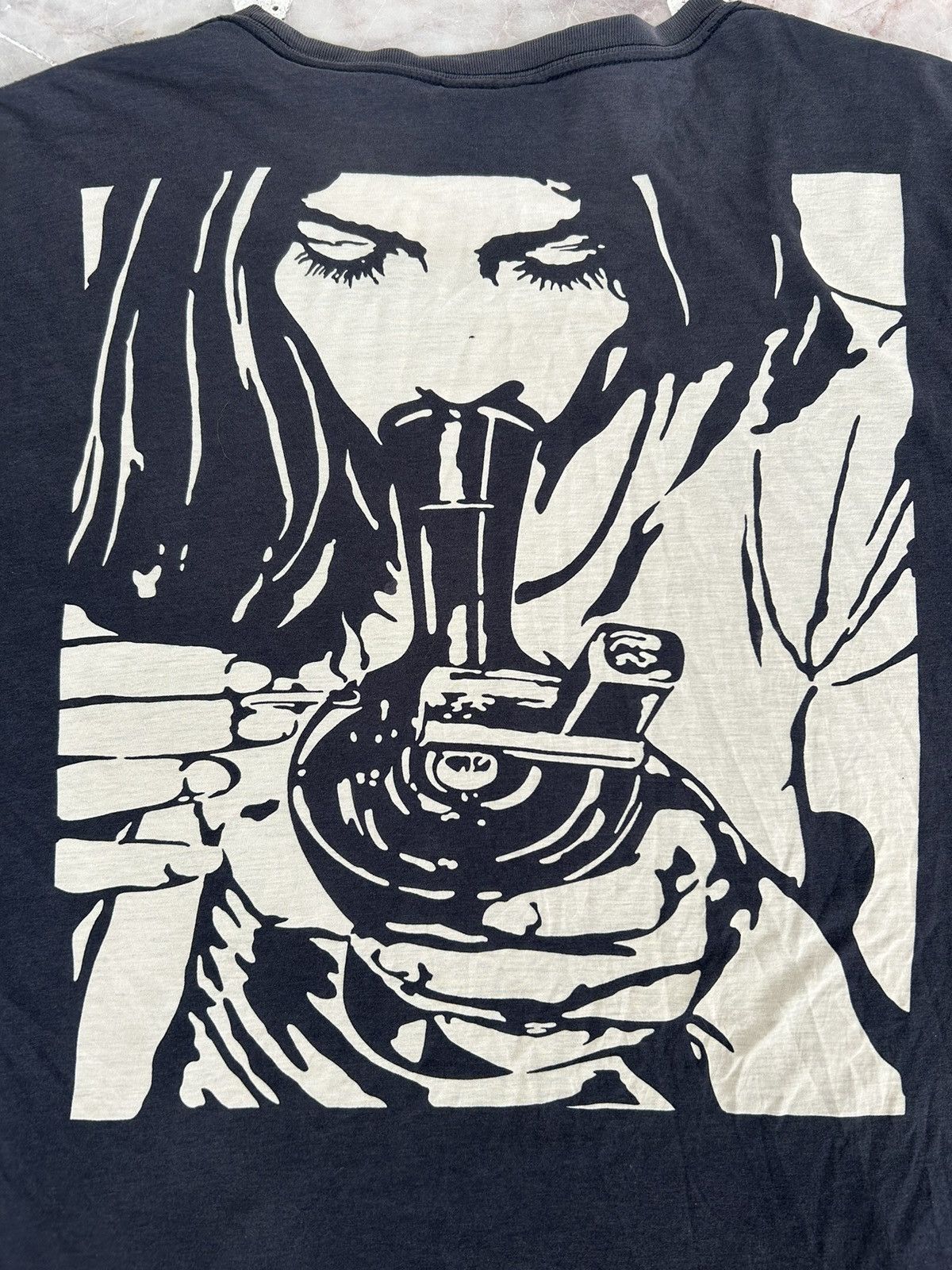 Hysteric Glamour HG Bong Rip Vintage Black Tee Size US M / EU 48-50 / 2 - 5 Thumbnail