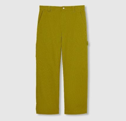 Gucci o1loc1c1125 810787 Heavy Cotton Canvas Trouser Pant Size US 30 / EU 46 - 1 Thumbnail