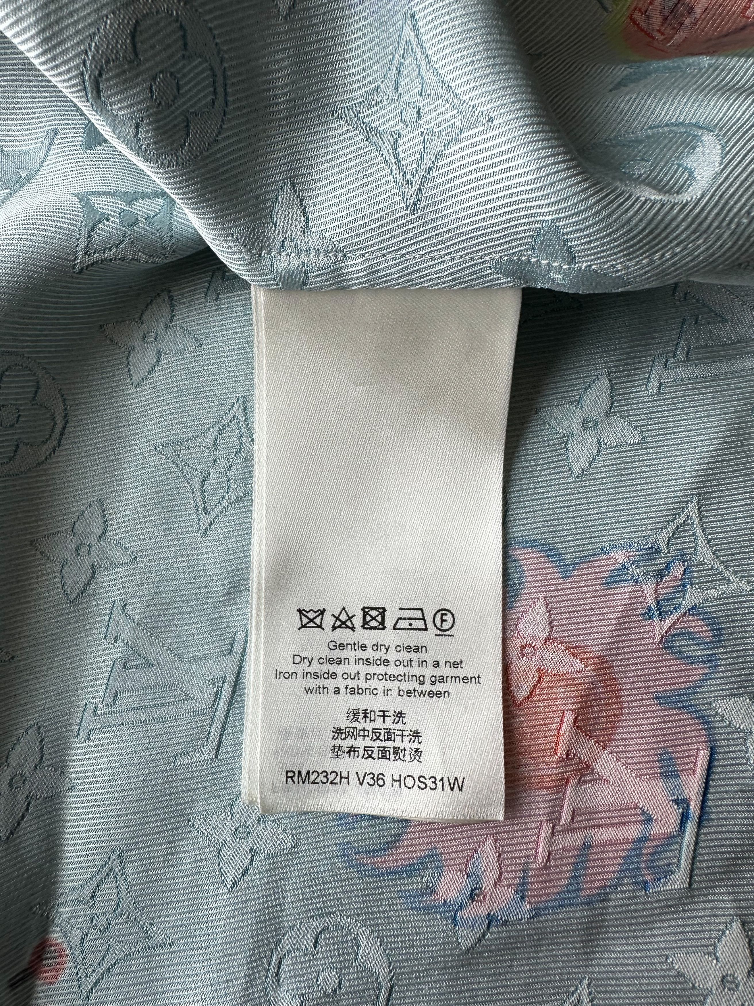 Louis Vuitton Louis Vuitton Yayoi Kusama Faces Monogram Silk Shirt Size US L / EU 52-54 / 3 - 4 Thumbnail