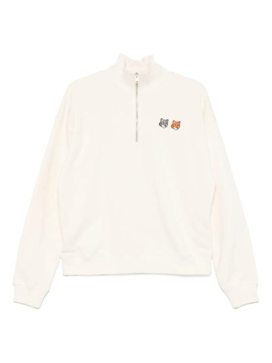 Maison Kitsune MAISON KITSUNE Women Hoodies OW211CF KM0321P702 White Size S / US 4 / IT 40 - 1 Thumbnail