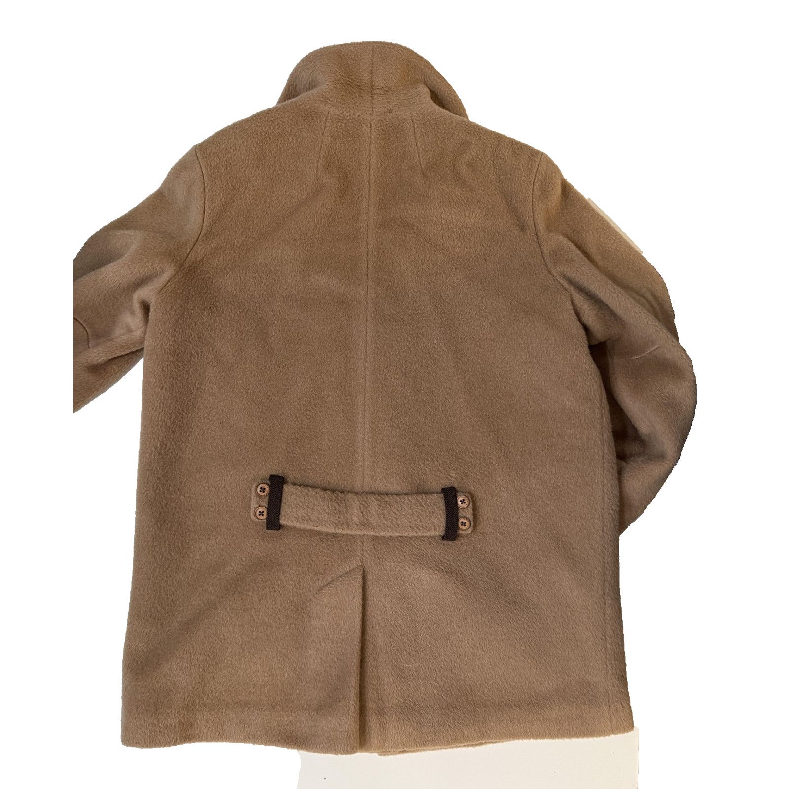 & Other Stories Vintage 60's Sportster Coat Mens LG Tan 100% Wool Overcoat Size US L / EU 52-54 / 3 - 10 Thumbnail
