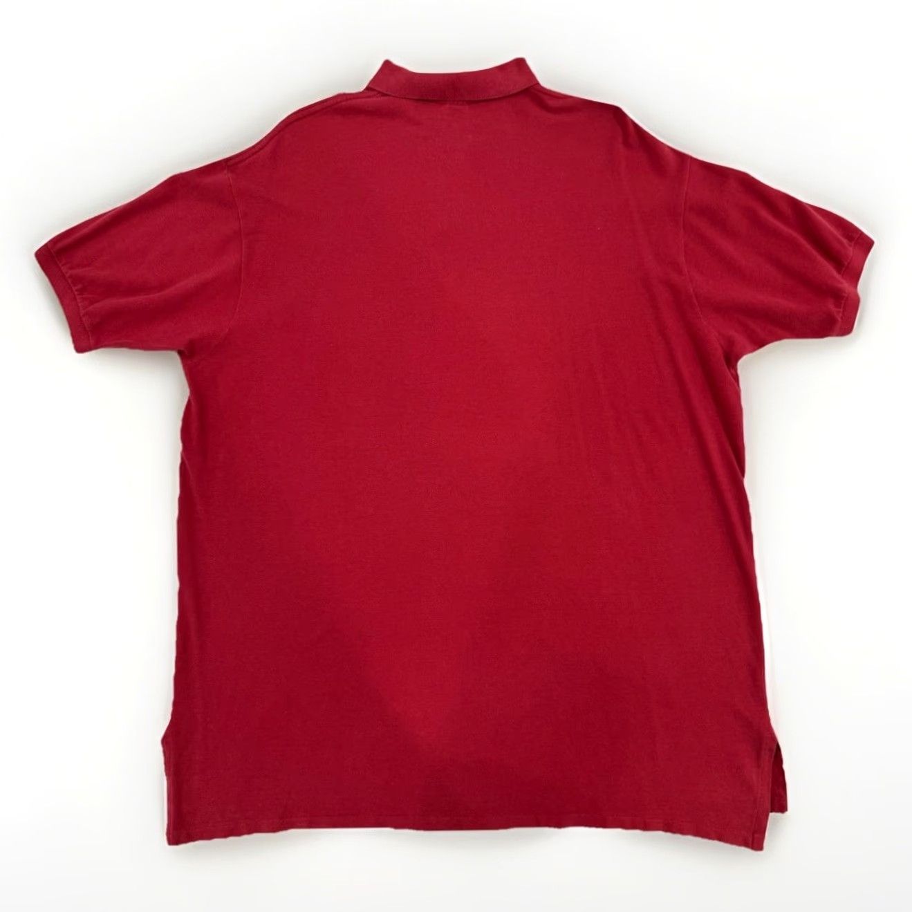 Ralph Lauren VINTAGE Ralph Lauren Polo Men's 2XL Red 100% Cotton Classic Fit USA Polo Shirt Short Sleeve Buttonless Pullover Logo Size US XXL / EU 58 / 5 - 3 Thumbnail