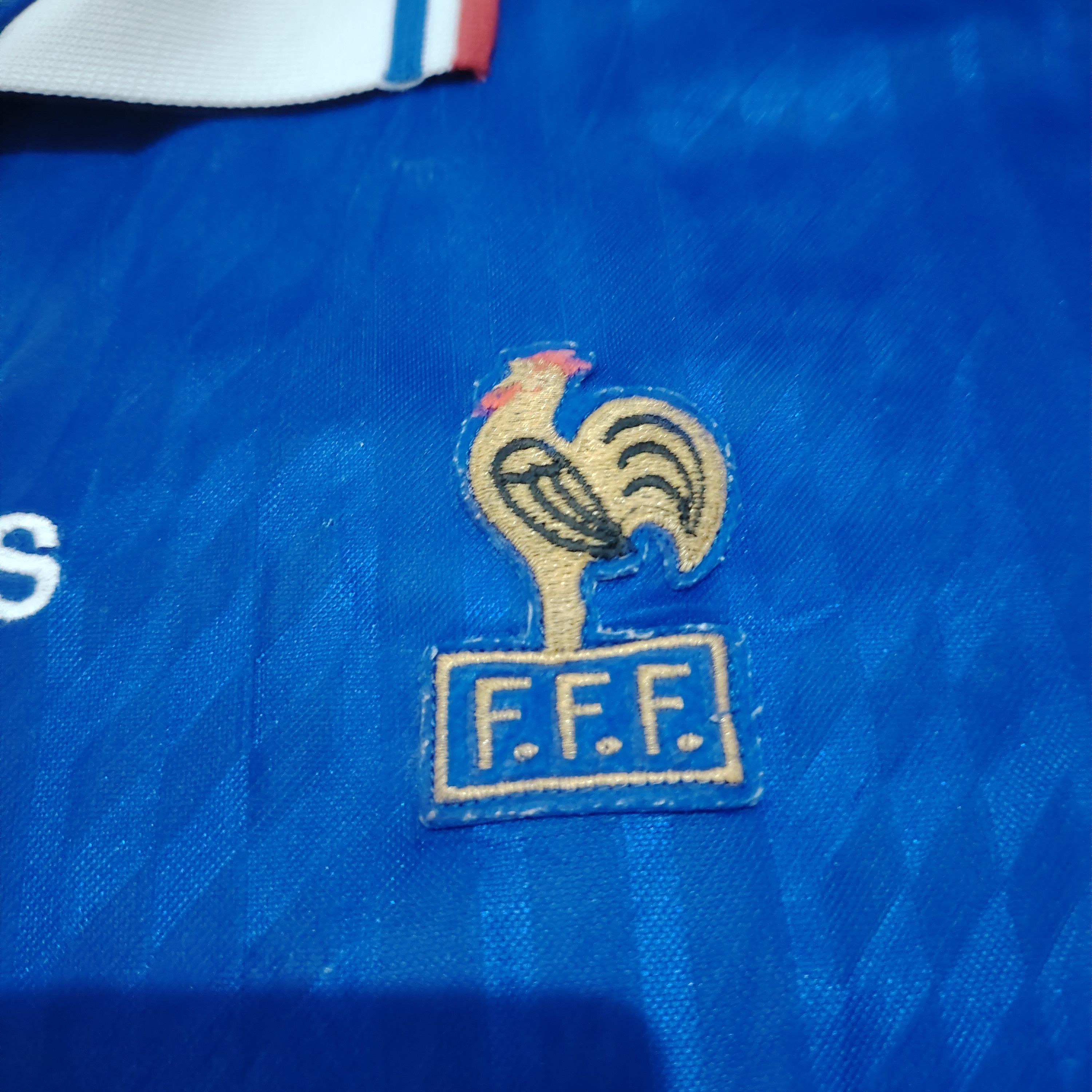 Vintage Vintage 90s Adidas France Nameset Zidane Jersey #10 Size US L / EU 52-54 / 3 - 3 Thumbnail