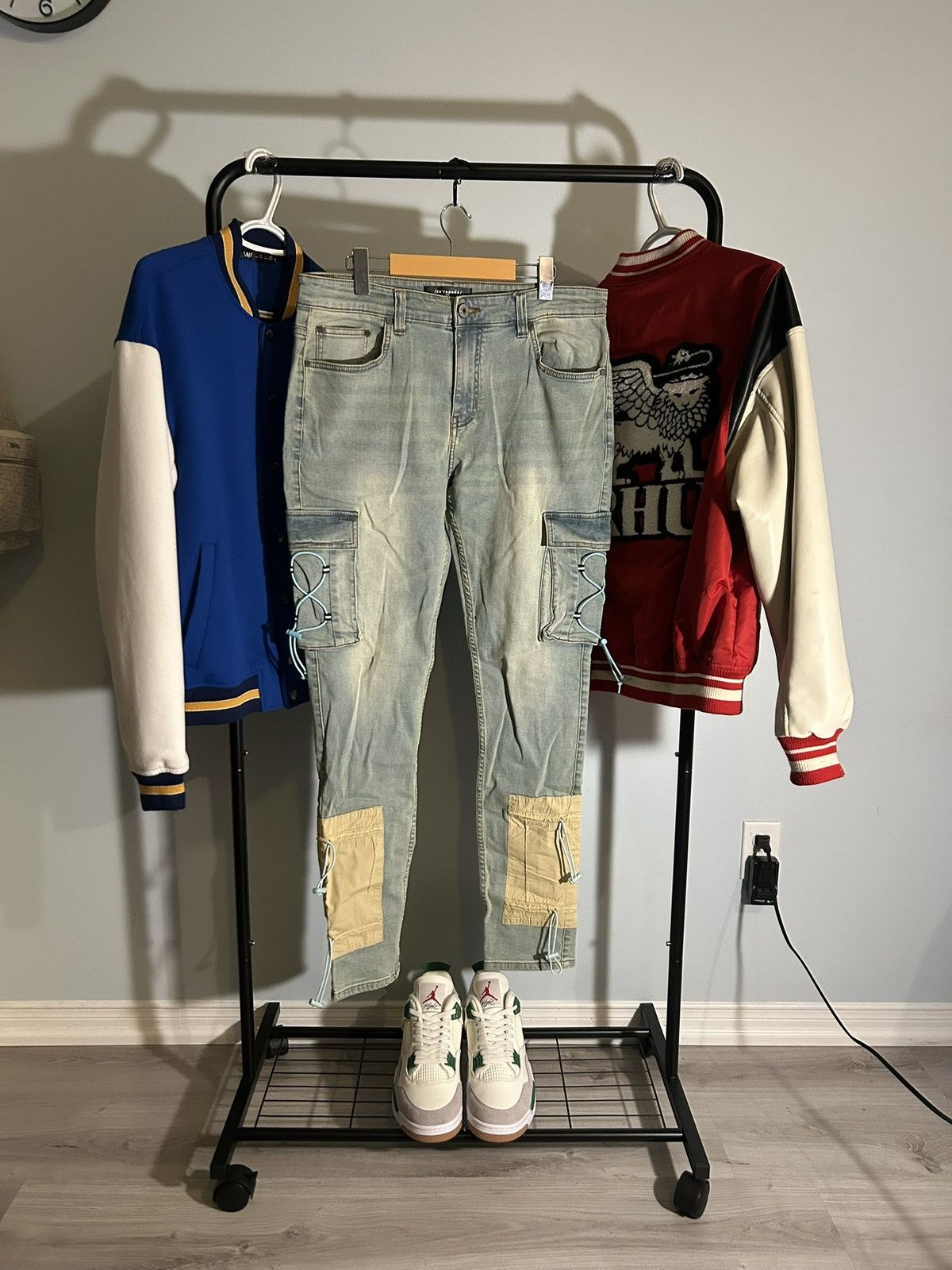 SERENEDE Serenede “CYBER CLOUD” Cargo Jeans Size US 34 / EU 50 - 1 Thumbnail