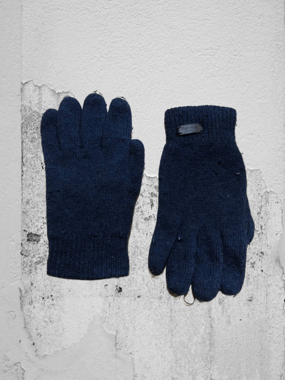 Barbour Vintage blue Barbour logo gloves luxury Y2K Streetwear Size ONE SIZE - 1 Thumbnail