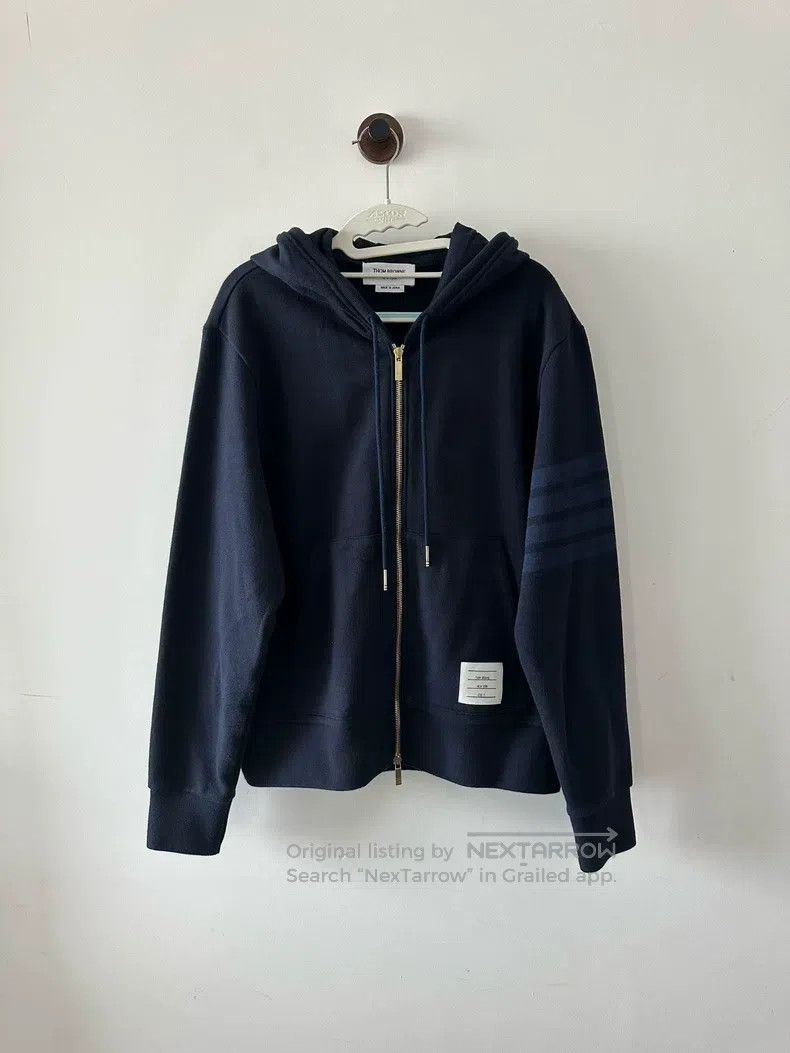 Thom Browne Thom Browne Blue Knit Jacket Size US M / EU 48-50 / 2 - 1 Thumbnail
