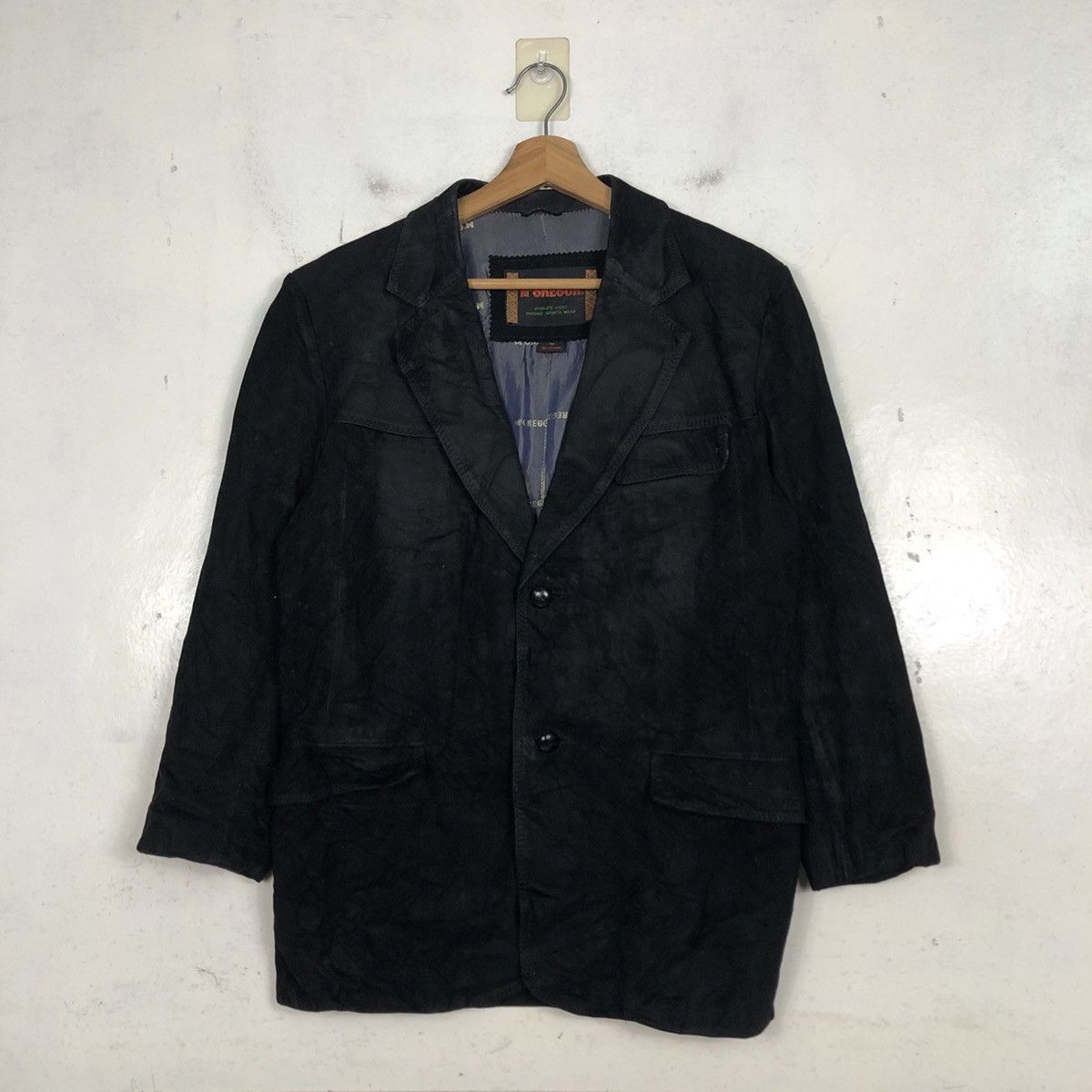 Japanese Brand Vintage Genuine Leather Jacket Mc Gregor Issey Miyake Size US M / EU 48-50 / 2 - 3 Thumbnail