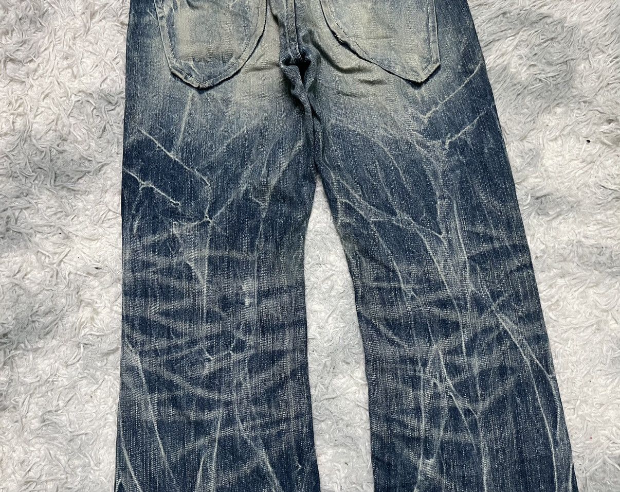 If Six Was Nine 2000s VANQUISH GOLD FLARE PANT DENIM RARE DESIGN Size US 33 - 12 Thumbnail