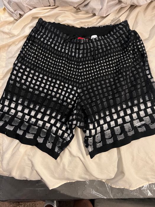 Supreme Supreme Gradient Grid Knit Shorts Size XL NEW SS23 | Grailed