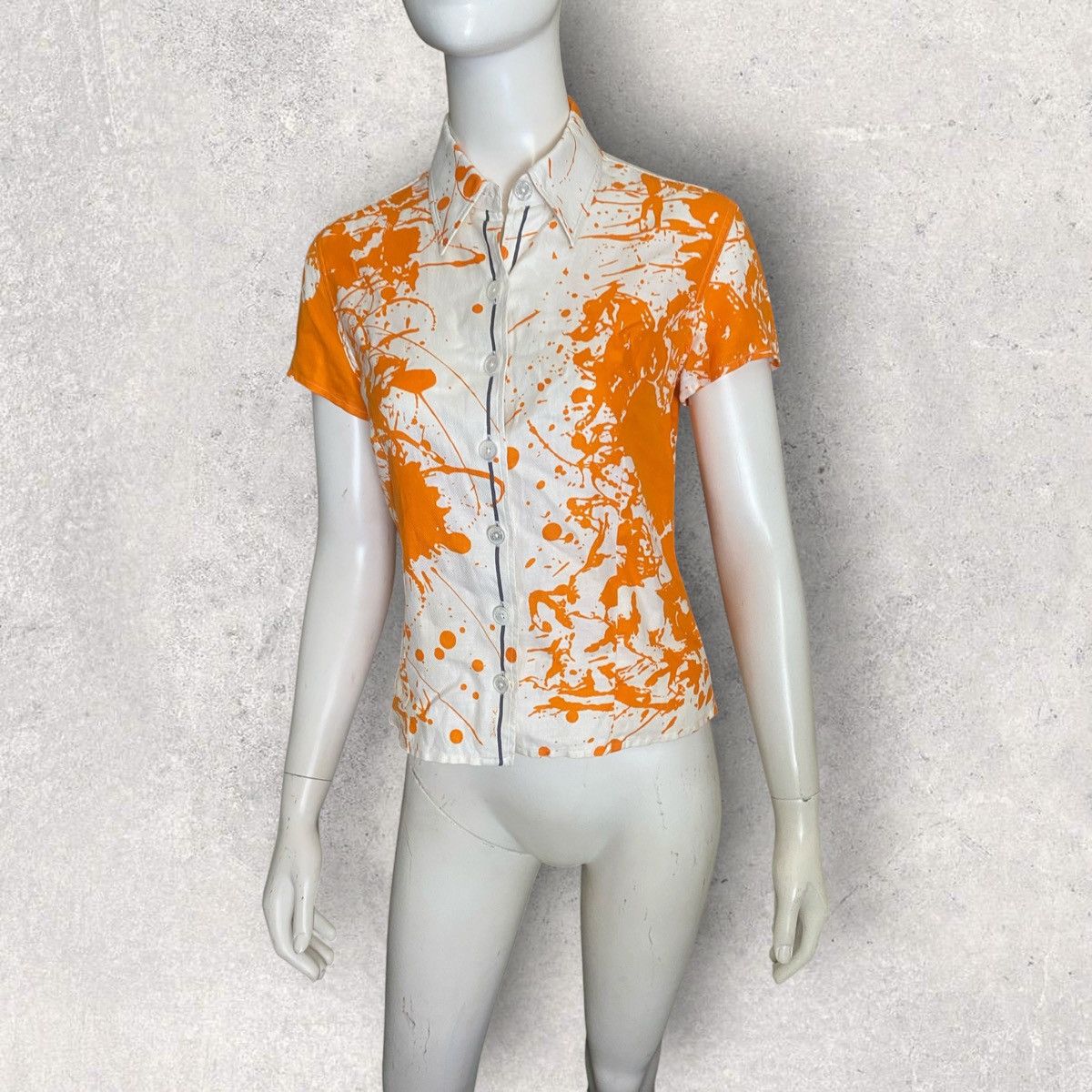 Hermes SS04 By Margiela Cheval Suprise Button Front Shirt Size S / US 4 / IT 40 - 2 Thumbnail