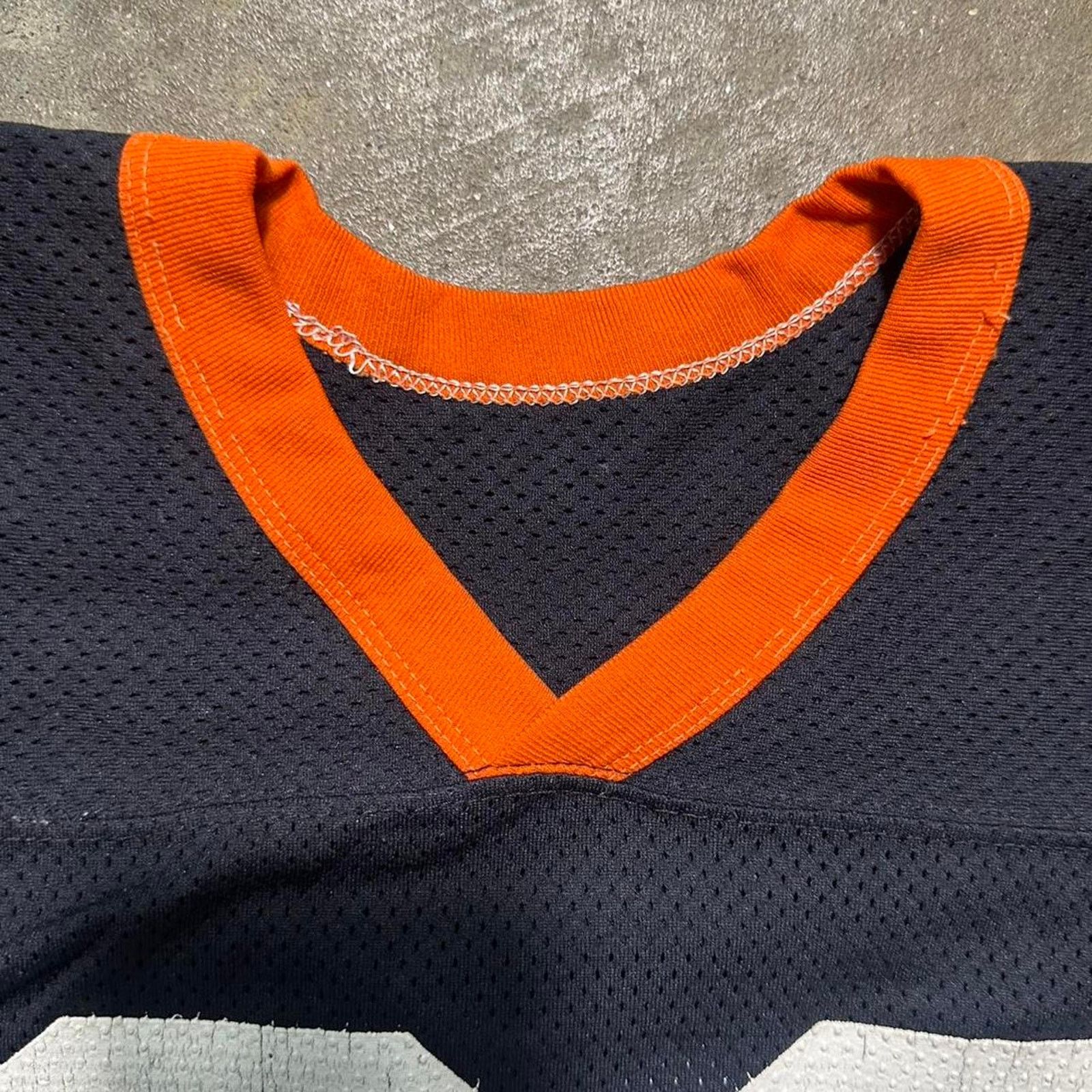 Russell Athletic Vintage 80s Russell Athletic Football Jersey Black Orange Size US L / EU 52-54 / 3 - 5 Thumbnail