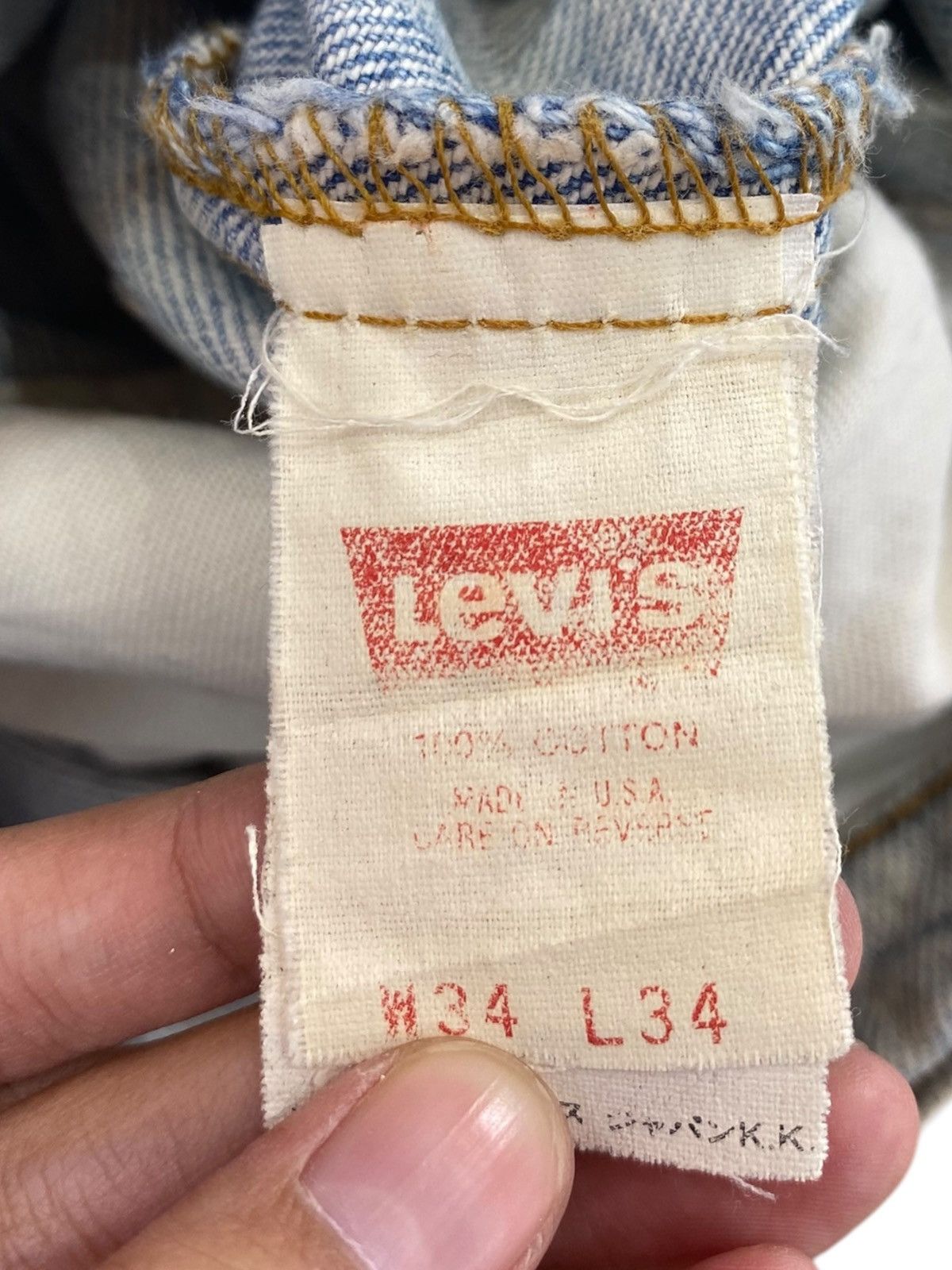 Levi's Levi’s Vintage Acid Blue Wash Style Distressed Jeans Size US 32 / EU 48 - 14 Thumbnail