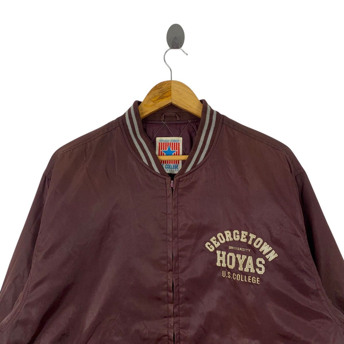 Vintage Vintage GEORGETOWN HOYAS Us American Football Bomber Jacket Size US XXL / EU 58 / 5 - 4 Thumbnail