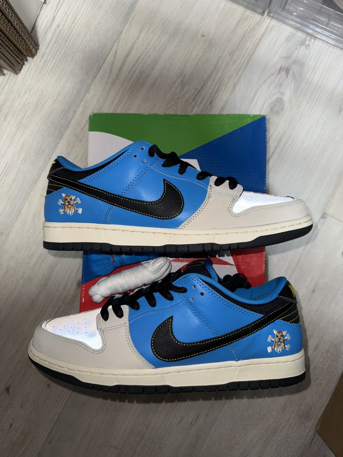 Nike SB NikeSB Dunk Low Pro QS Instant Skateboards Size US 10.5 / EU 43-44 - 2 Thumbnail