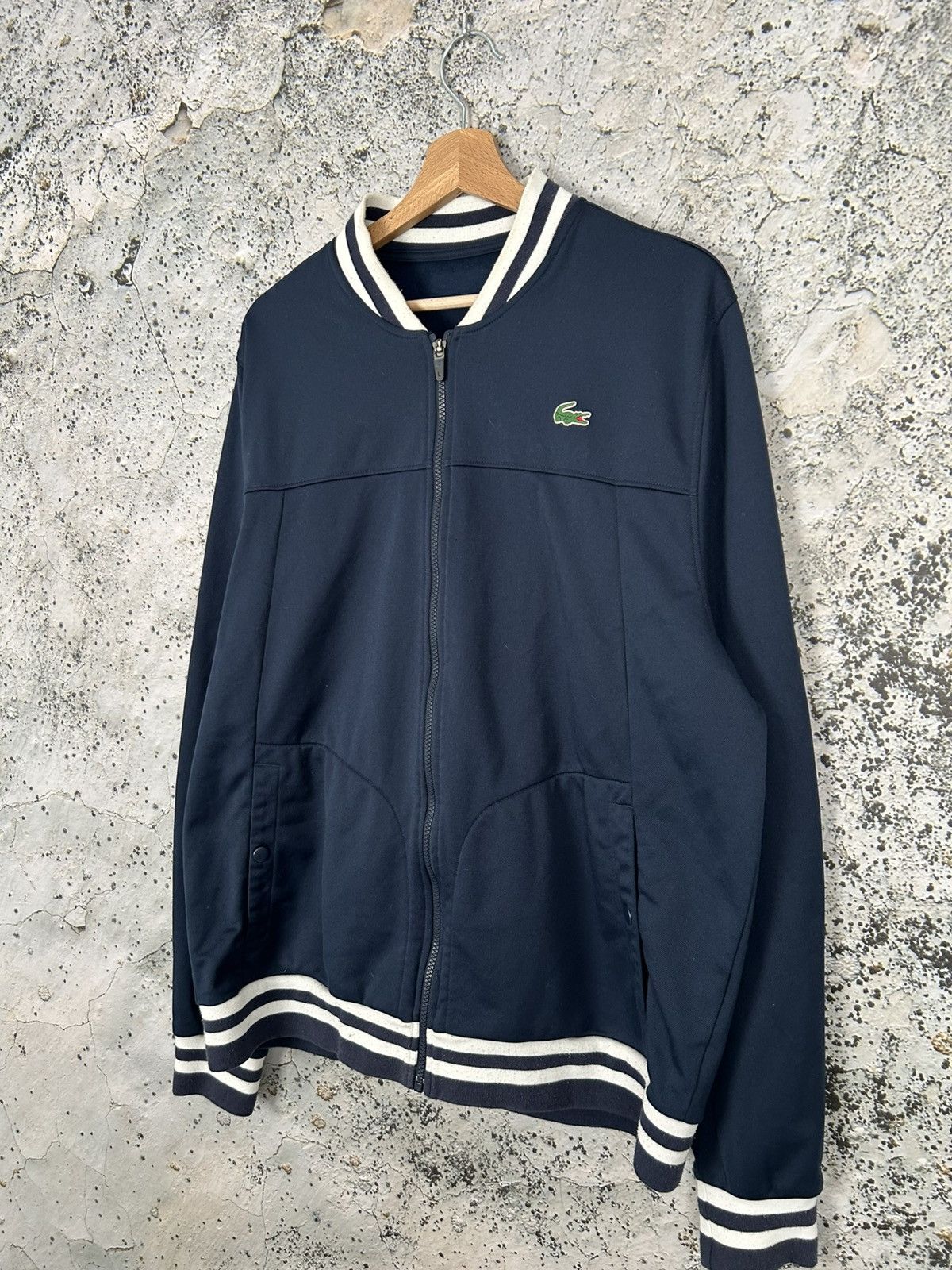 Other Lacoste Zip Sweatshirt Tracksuit Jacket Streetwear Drill Rap Size US L / EU 52-54 / 3 - 2 Thumbnail