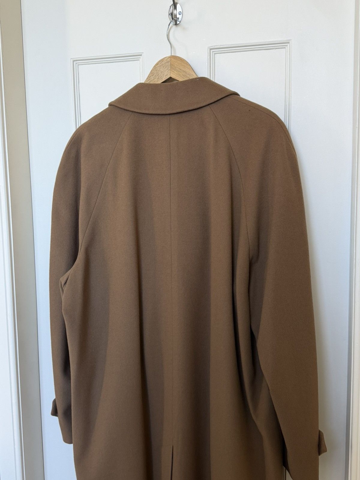 Fendi FENDI Vintage Balmacaan Wool Brown Overcoat Size US XL / EU 56 / 4 - 11 Thumbnail
