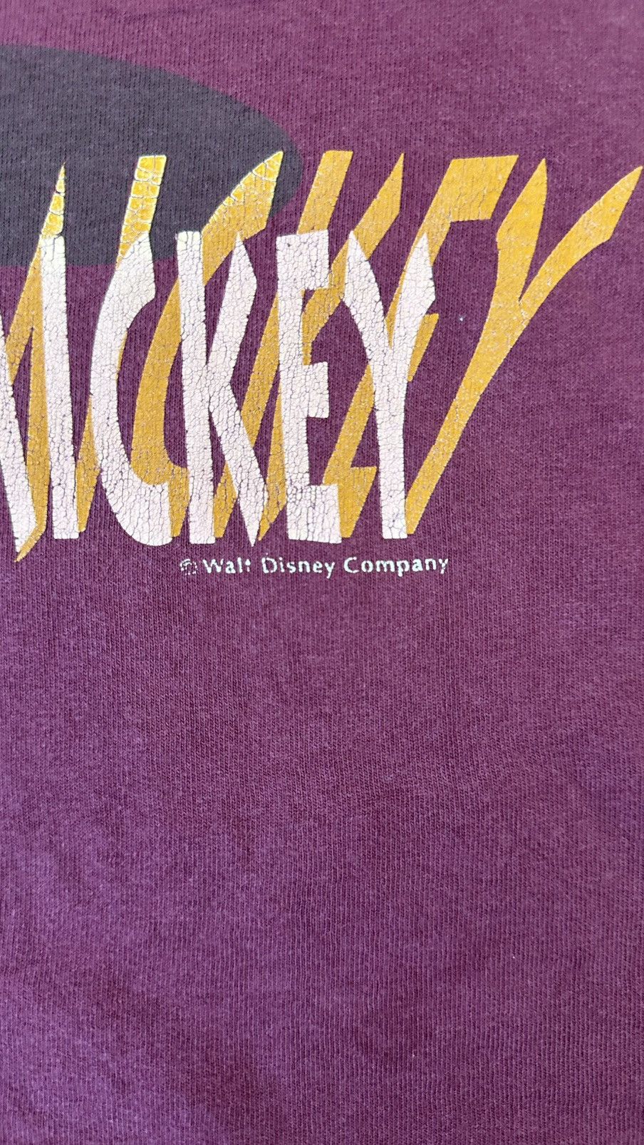 Mickey Mouse VINTAGE GEMS HOLLEYWOOD MICKEY MOUSE WELL FADED TEE Size US L / EU 52-54 / 3 - 8 Thumbnail