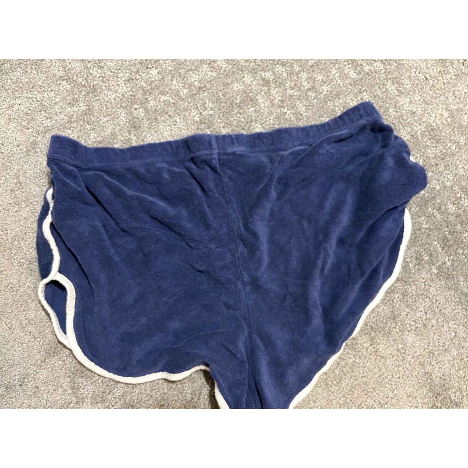 American Eagle Outfitters American Eagle Outfitters Womens Blue Velour Solid Shorts Medium Size 32" / US 10 / IT 46 - 2 Thumbnail