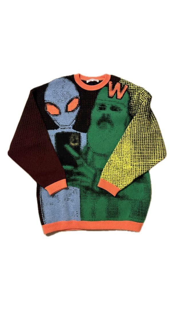 Walter Van Beirendonck Walter Van Beirendonck Alien Pullover Knit Multicolor M Size US M / EU 48-50 / 2 - 1 Thumbnail