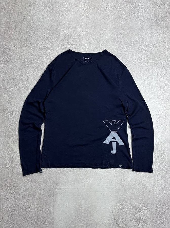 トップス EMPORIO ARMANI Y2K Logo Long Sleeve Tee Logo detail long