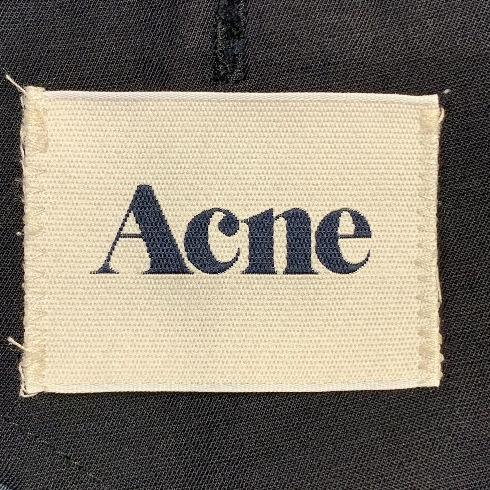 Acne Studios ACNE STUDIOS Size 34 Black Viscose Linen Cotton Sport Coat Size 34R - 6 Thumbnail
