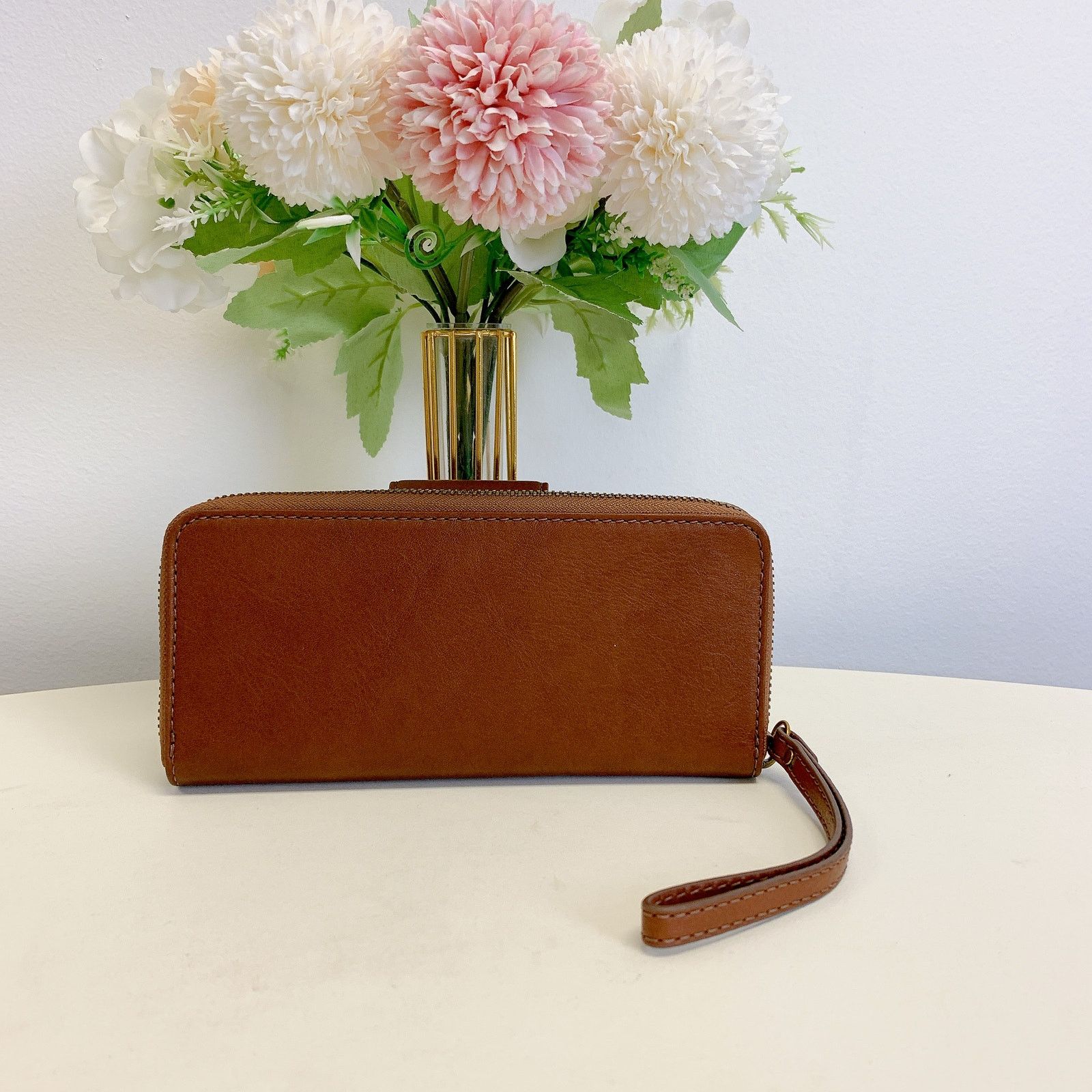 Fossil Fossil SWL2228210 Madison Zip Clutch IN Brown Size ONE SIZE - 2 Thumbnail
